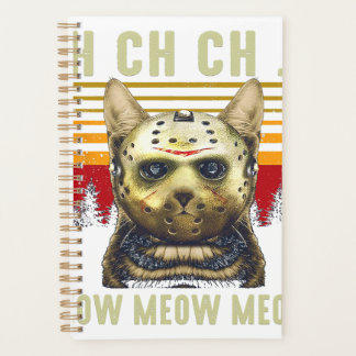 Ch Ch Ch Meow Meow Scary Friday Costume Halloween  Planner
