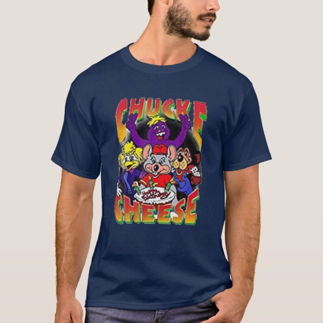 Ch[Chu.Ck] E [Chee.Se!] Christmas T-Shirt (Front)
