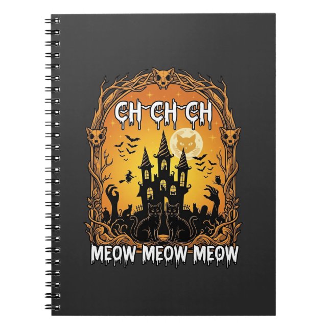 Ch Meow Halloween Haunted Castle_1 Notebook (Front)