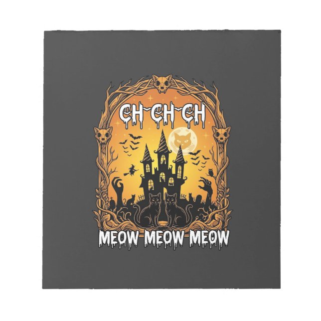 Ch Meow Halloween Haunted Castle_1 Notepad (Front)