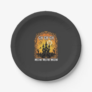 Ch Meow Halloween Haunted Castle_1 Paper Plate
