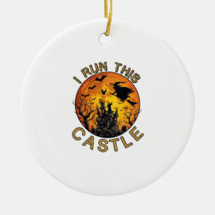 Ch Meow Halloween Haunted Castle (2)_1 Ceramic Tree Decoration