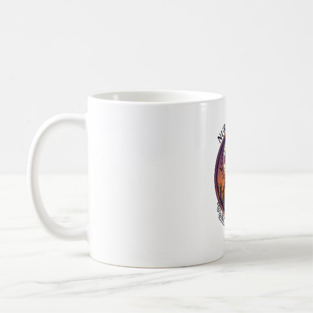 Ch Meow Halloween Haunted Castle (3)_1 Coffee Mug (Left)