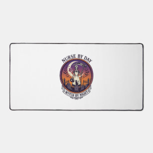 Ch Meow Halloween Haunted Castle (3)_1 Desk Mat