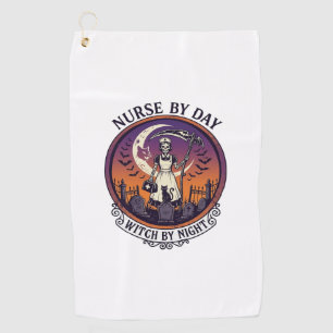 Ch Meow Halloween Haunted Castle (3)_1 Golf Towel