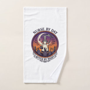 Ch Meow Halloween Haunted Castle (3)_1 Hand Towel