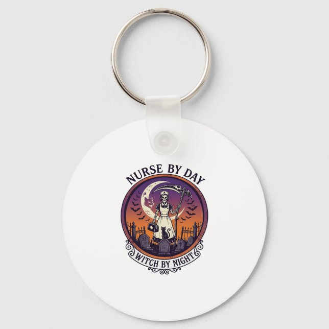 Ch Meow Halloween Haunted Castle (3)_1 Key Ring (Front)
