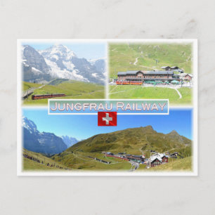 CH Switzerland - Jungfrau Railway - Postcard