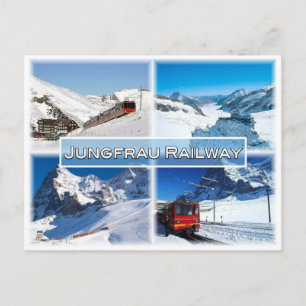 CH Switzerland -  Jungfrau Railway - Postcard