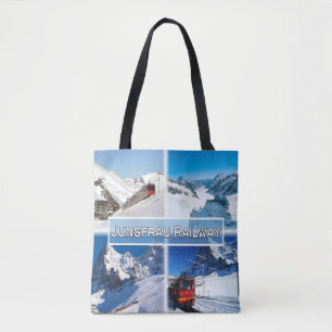 CH Switzerland -  Jungfrau Railway - Tote Bag