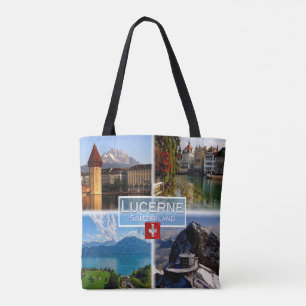 CH Switzerland - Lucerne - Chapel Bridge - Old Tow Tote Bag