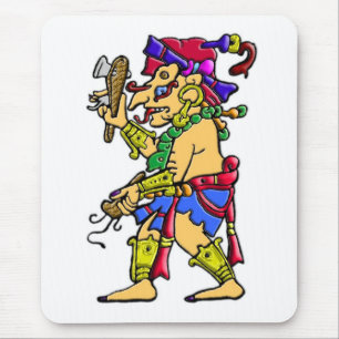 Chac mayan rain god mouse pad