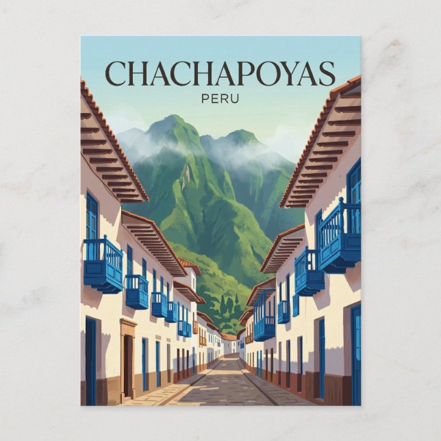 Chachapoyas Peru Postcard (Front)