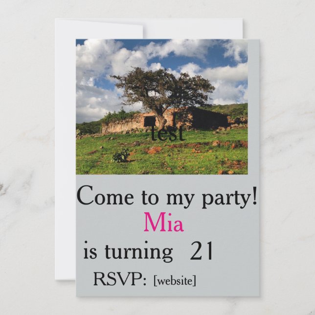 chacharas invitation template fields (Front)