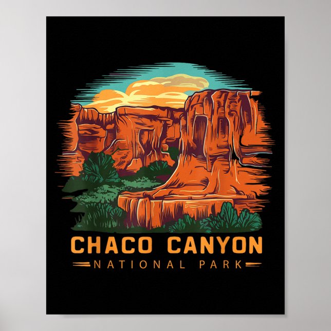 Chaco Canyon National Park  Poster (Front)