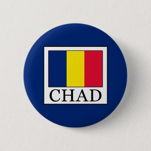 Chad 6 Cm Round Badge