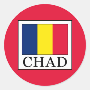 Chad Classic Round Sticker