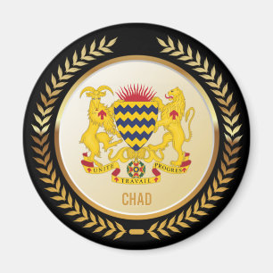 Chad Coat Of Arms Magnet