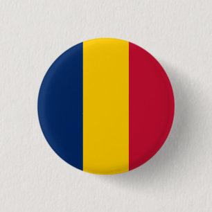 Chad Flag 3 Cm Round Badge