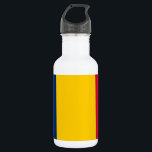 Chad Flag 532 Ml Water Bottle<br><div class="desc">Patriotic flag of Chad.</div>