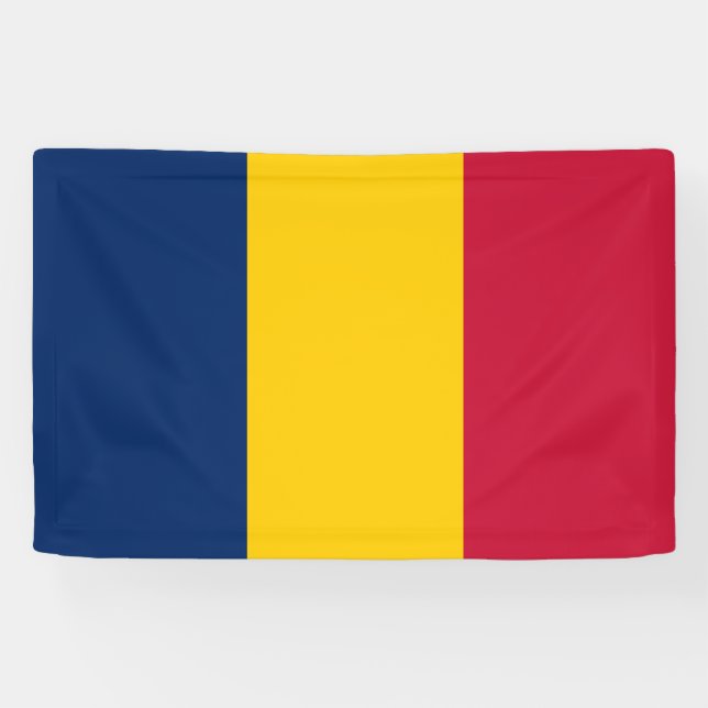 Chad Flag Banner (Horizontal)