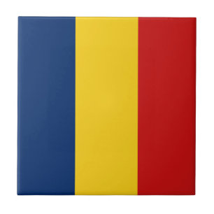 Chad Flag Ceramic Tile
