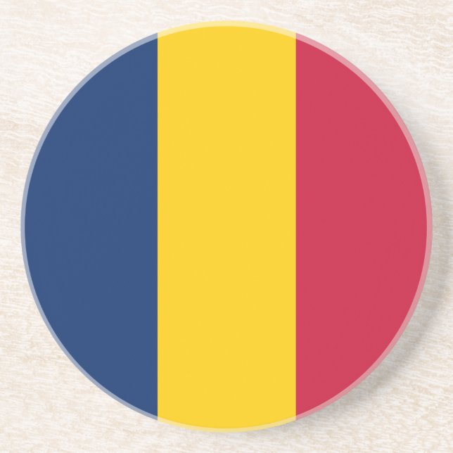 Chad Flag Coaster (Front)