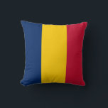 Chad Flag Cushion<br><div class="desc">Patriotic flag of Chad.</div>