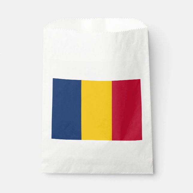 Chad Flag Favour Bags (Front)