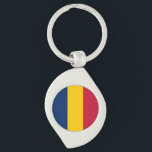 Chad Flag Key Ring<br><div class="desc">Patriotic flag of Chad.</div>