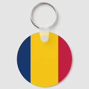 Chad Flag Key Ring