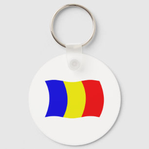 Chad Flag Keychain