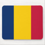 Chad Flag Mouse Pad<br><div class="desc">Customisable World Flag Products - Please feel free to add your own text.</div>