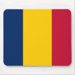 Chad Flag Mouse Pad<br><div class="desc">Customisable World Flag Products - Please feel free to add your own text.</div>