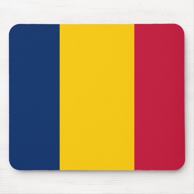 Chad Flag Mouse Pad (Front)