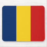 Chad Flag Mousepad<br><div class="desc">This mousepad design simply comprises the  Chadian flag. A great way to recall Chad while at the computer.</div>