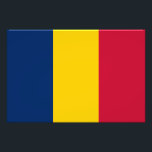 Chad Flag Photo Print<br><div class="desc">Patriotic flag of Chad.</div>