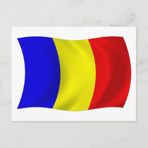 Chad Flag Postcard