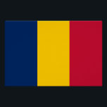 Chad Flag Poster<br><div class="desc">Patriotic flag of Chad.</div>