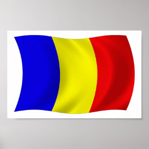 Chad Flag Poster Print