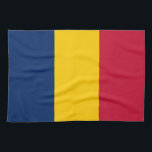 Chad Flag Tea Towel<br><div class="desc">Patriotic flag of Chad.</div>