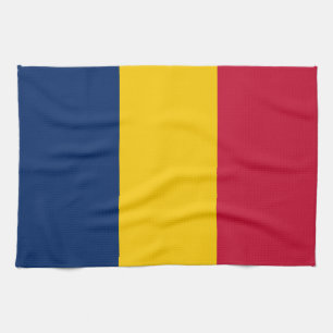Chad Flag Tea Towel