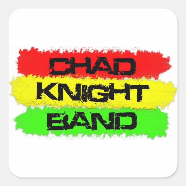 Chad Knight Band Reggae Sticker (Front)