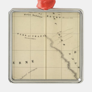 Chad Lake Region 23 Metal Tree Decoration