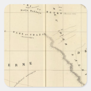 Chad Lake Region 23 Square Sticker