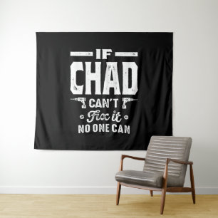 Chad Personalised Name Birthday Tapestry