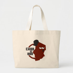 chadisrad.com main logo large tote bag