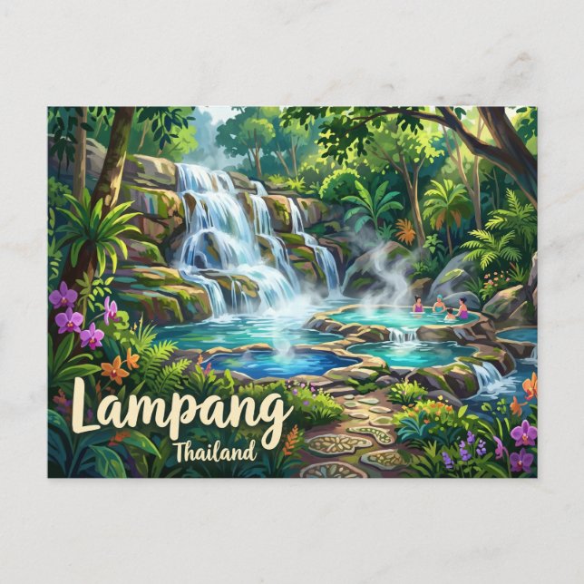 Chae Son National Park Thailand Postcard (Front)