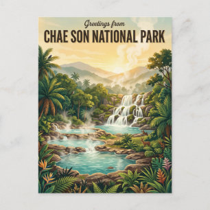 Chae Son National Park Thailand Postcard