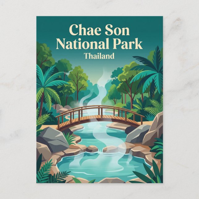 Chae Son National Park Thailand Postcard (Front)